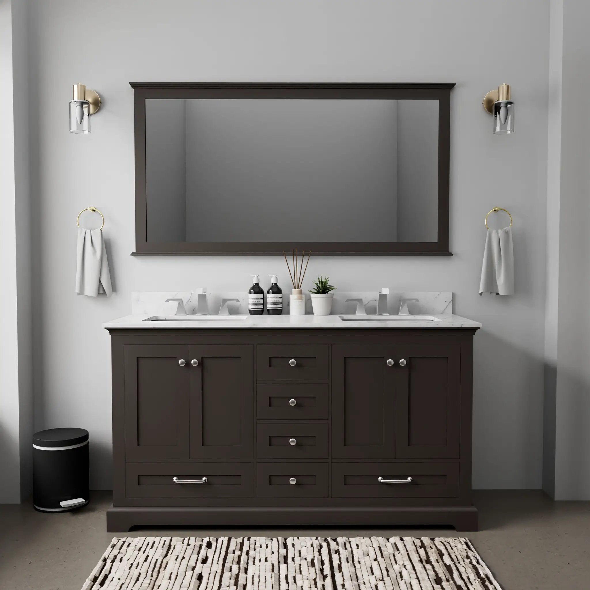 espresso vanity