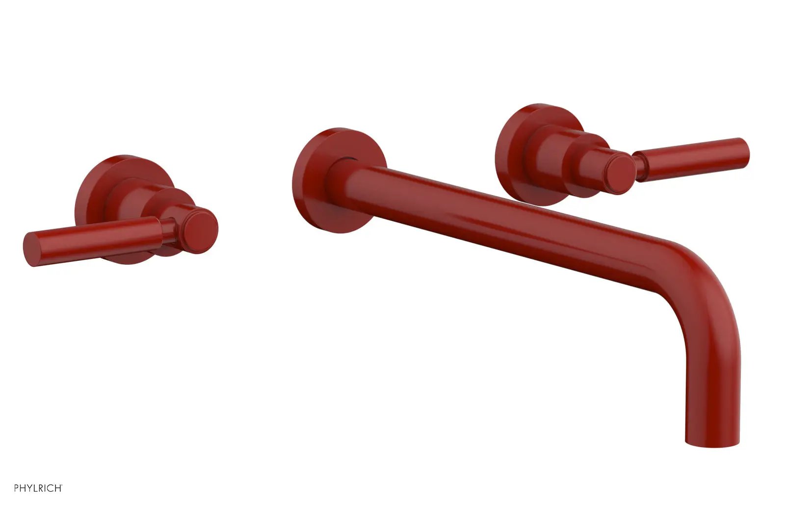 Phylrich BASIC Wall Lavatory Set 12" Spout - Lever Handles by Phylrich