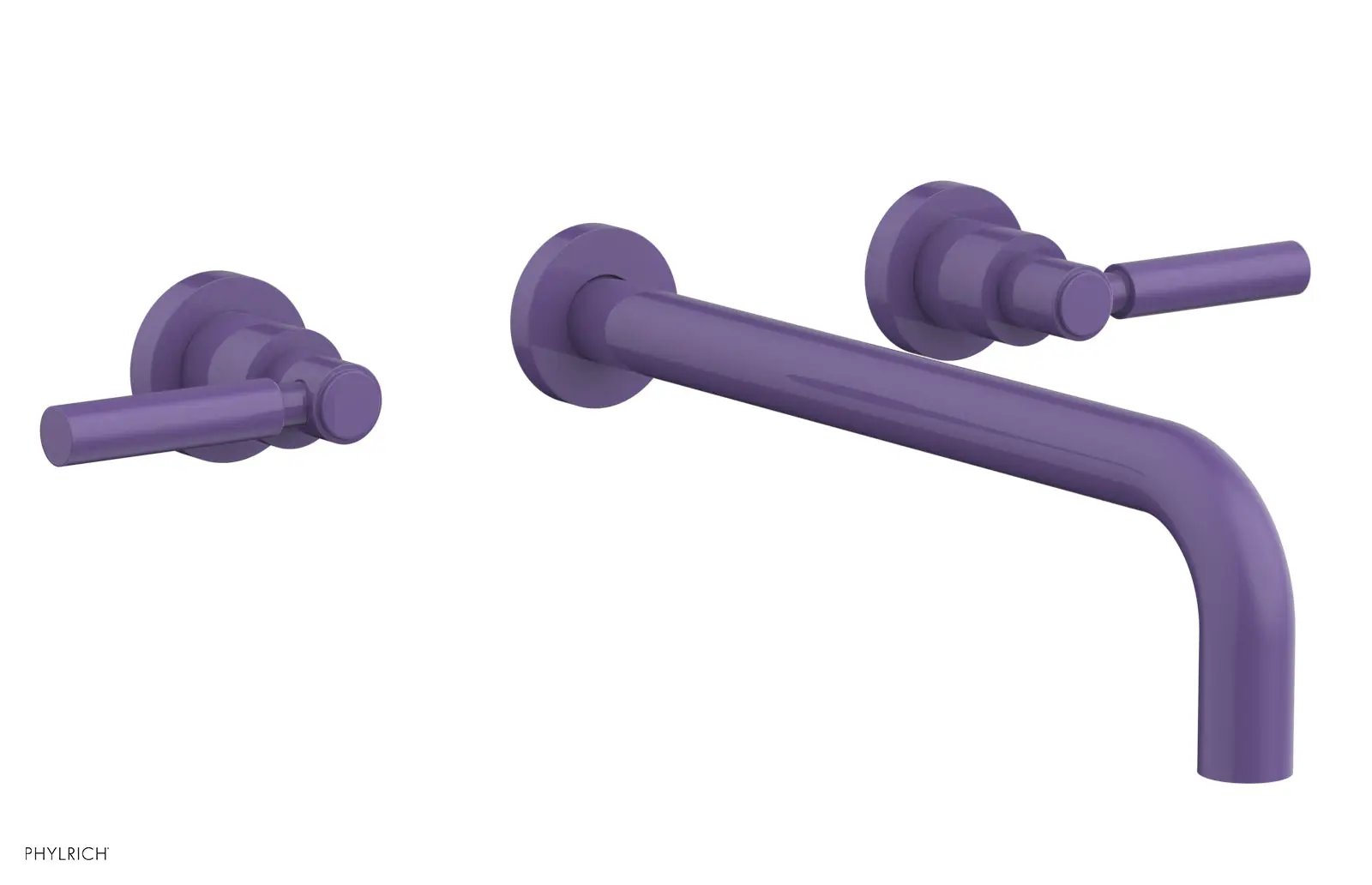 Phylrich BASIC Wall Lavatory Set 12" Spout - Lever Handles by Phylrich