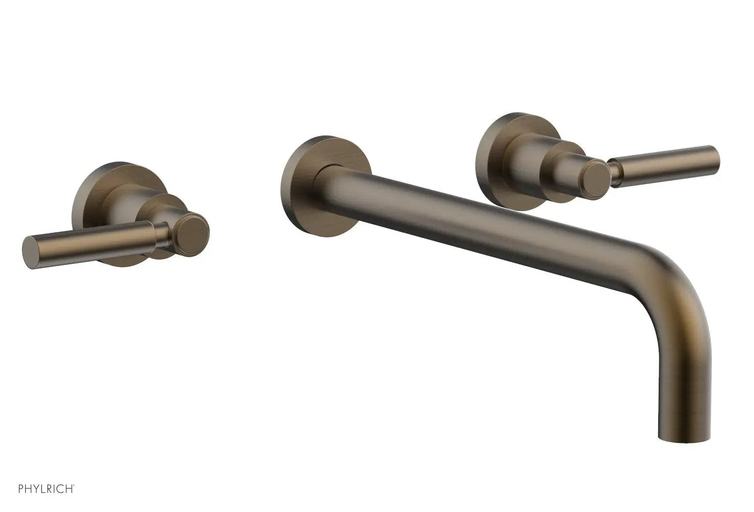 Phylrich BASIC Wall Lavatory Set 12" Spout - Lever Handles by Phylrich
