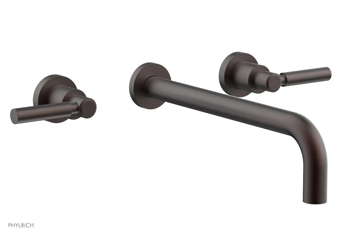 Phylrich BASIC Wall Lavatory Set 12" Spout - Lever Handles by Phylrich