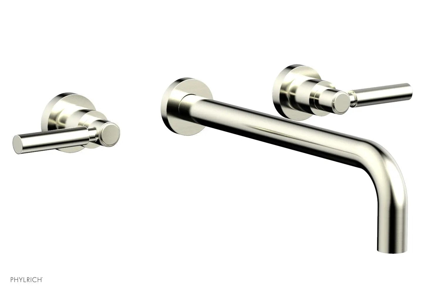Phylrich BASIC Wall Lavatory Set 12" Spout - Lever Handles by Phylrich