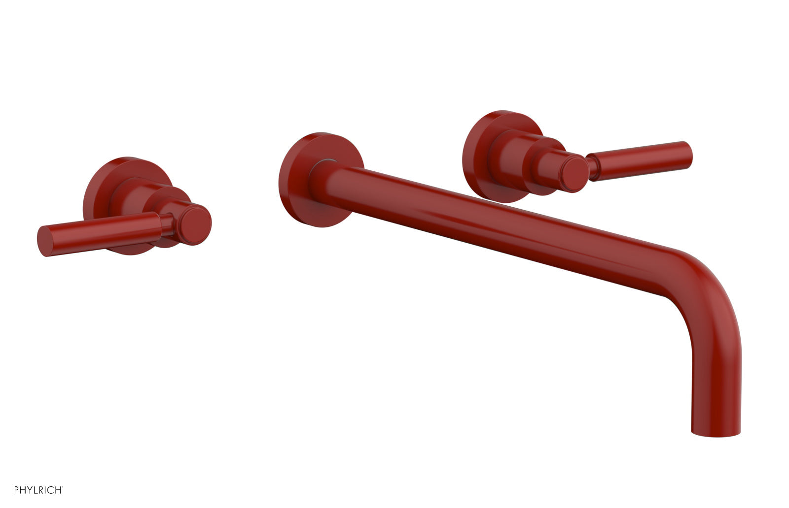 Phylrich BASIC Wall Lavatory Set 14" Spout - Lever Handles