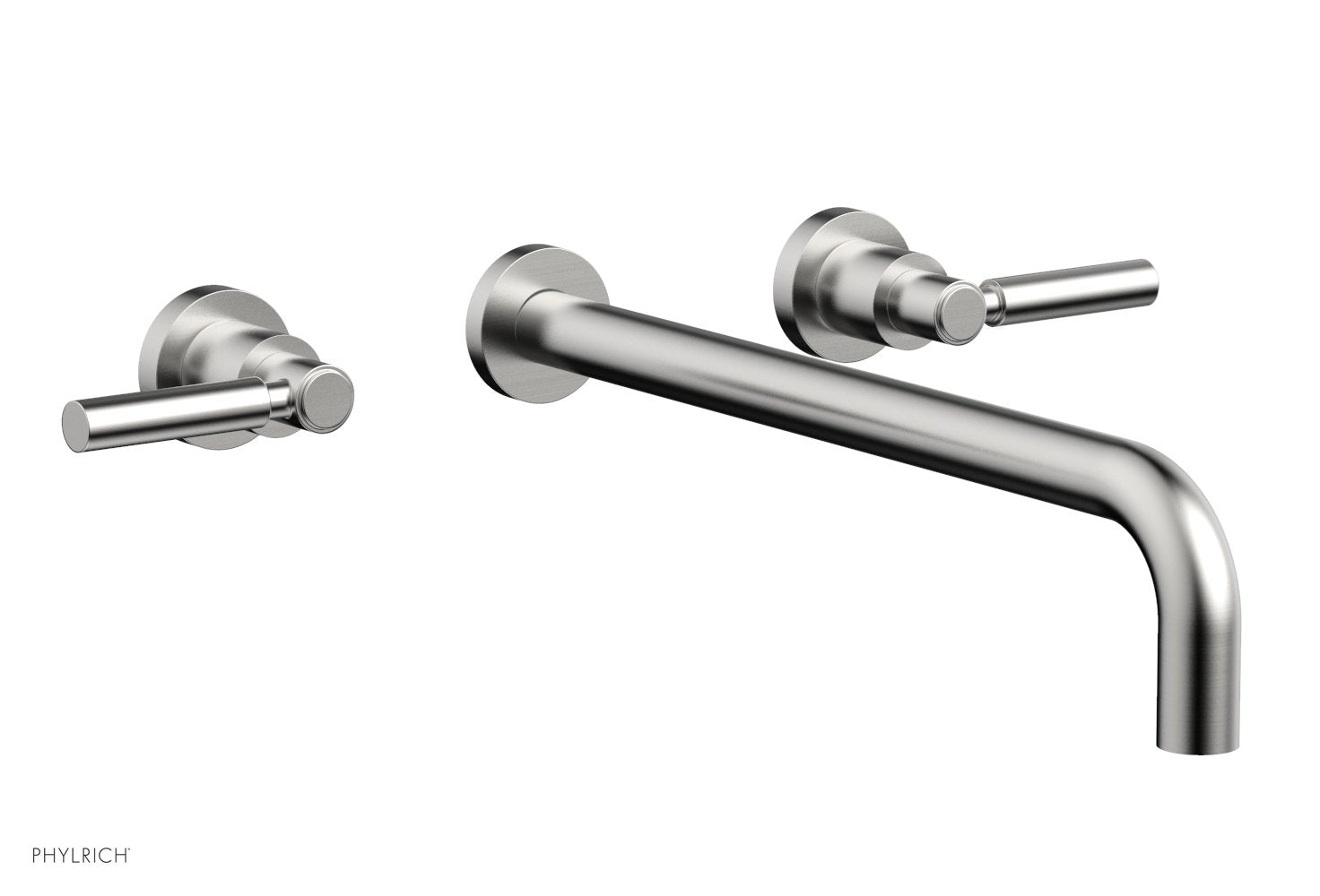 Phylrich BASIC Wall Lavatory Set 14" Spout - Lever Handles by Phylrich