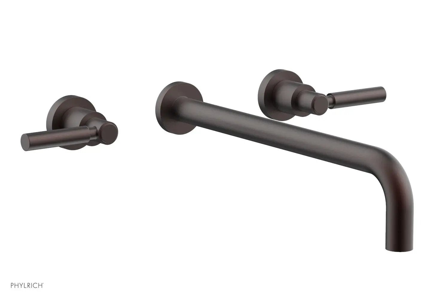 Phylrich BASIC Wall Lavatory Set 14" Spout - Lever Handles by Phylrich