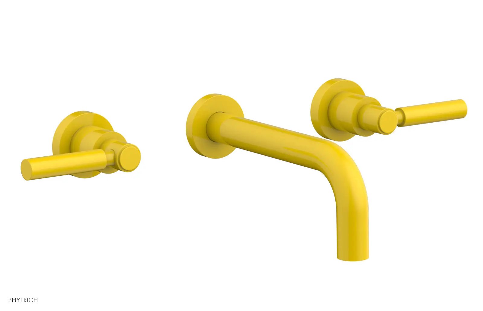 Phylrich BASIC Wall Lavatory Set 7 1/2" Spout - Lever Handles by Phylrich