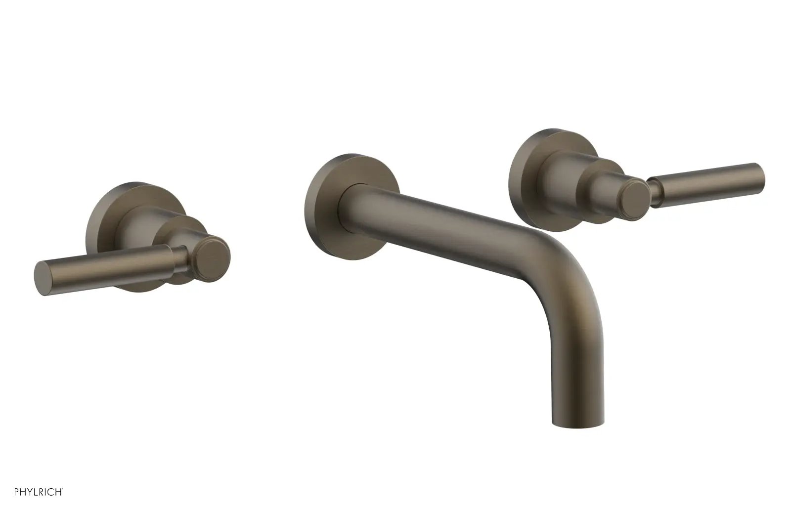 Phylrich BASIC Wall Lavatory Set 7 1/2" Spout - Lever Handles by Phylrich