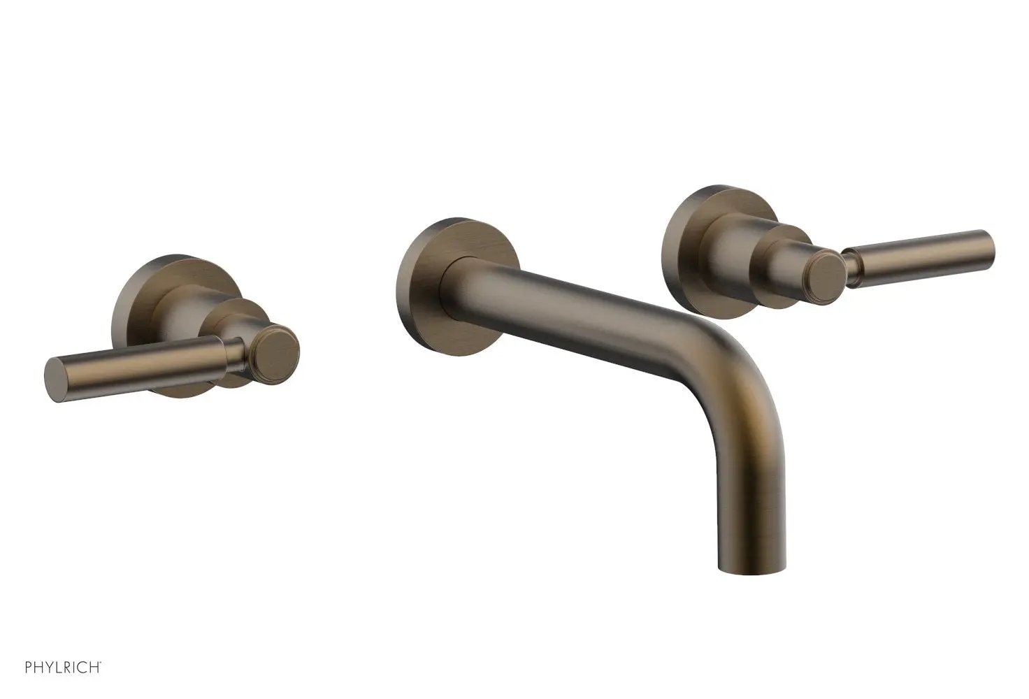 Phylrich BASIC Wall Lavatory Set 7 1/2" Spout - Lever Handles by Phylrich