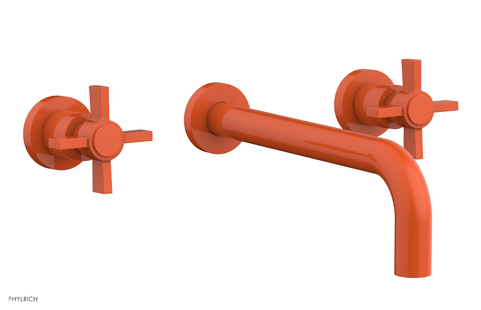 Phylrich BASIC Wall Lavatory Set 10" Spout - Blade Cross Handles