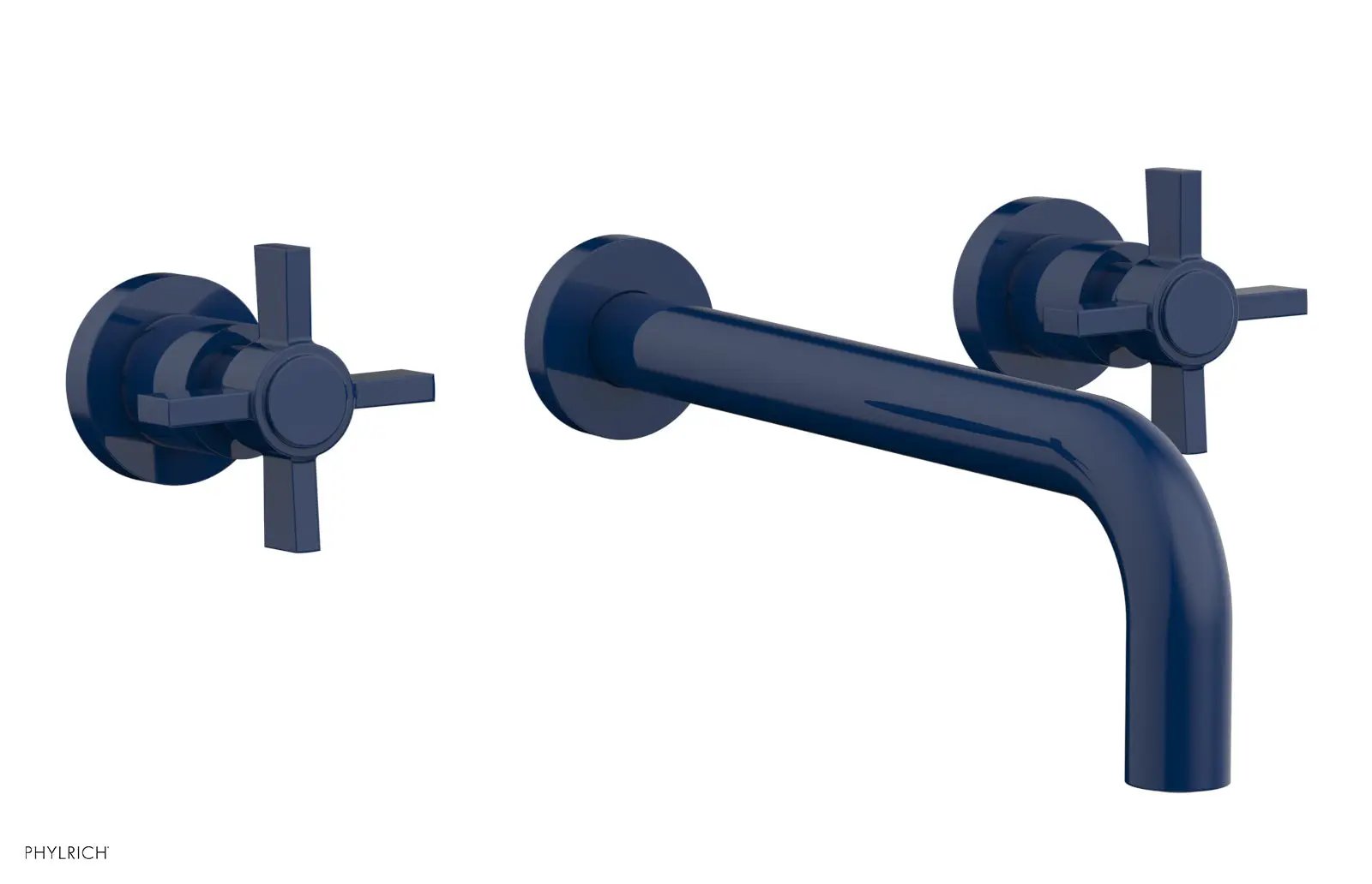 Phylrich BASIC Wall Lavatory Set 10" Spout - Blade Cross Handles by Phylrich