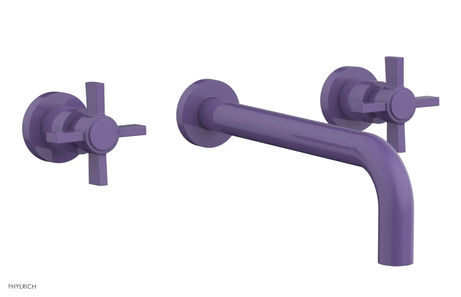 Phylrich BASIC Wall Lavatory Set 10" Spout - Blade Cross Handles by Phylrich