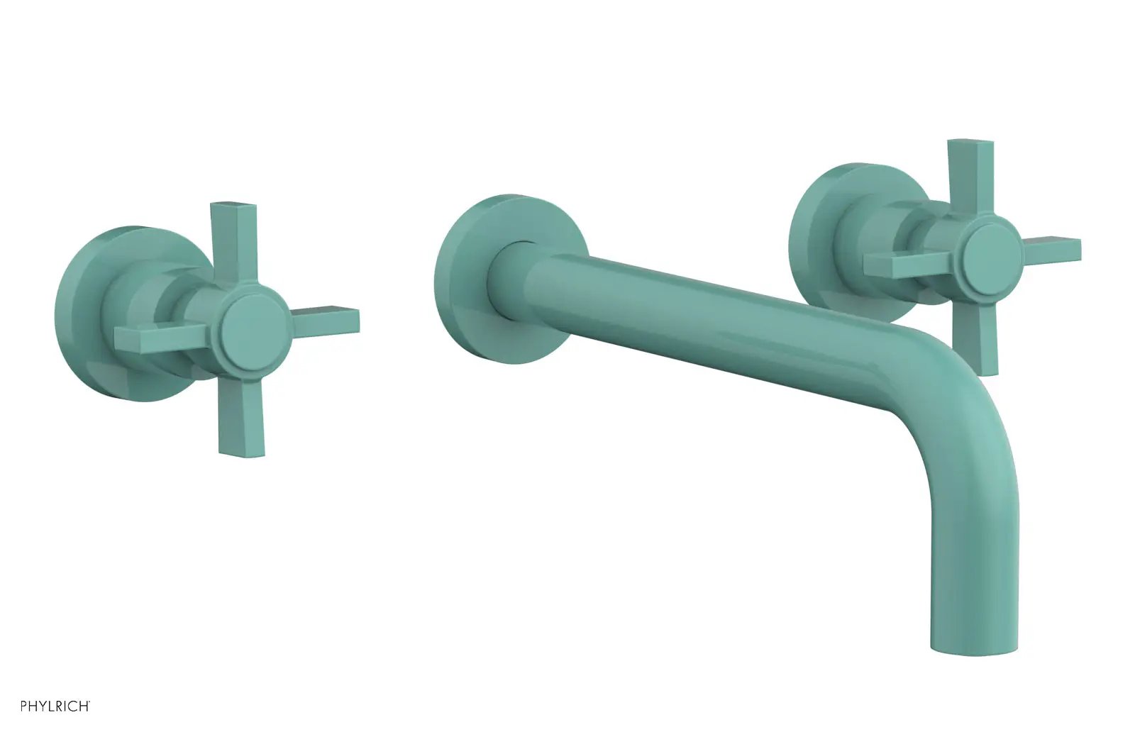 Phylrich BASIC Wall Lavatory Set 10" Spout - Blade Cross Handles by Phylrich