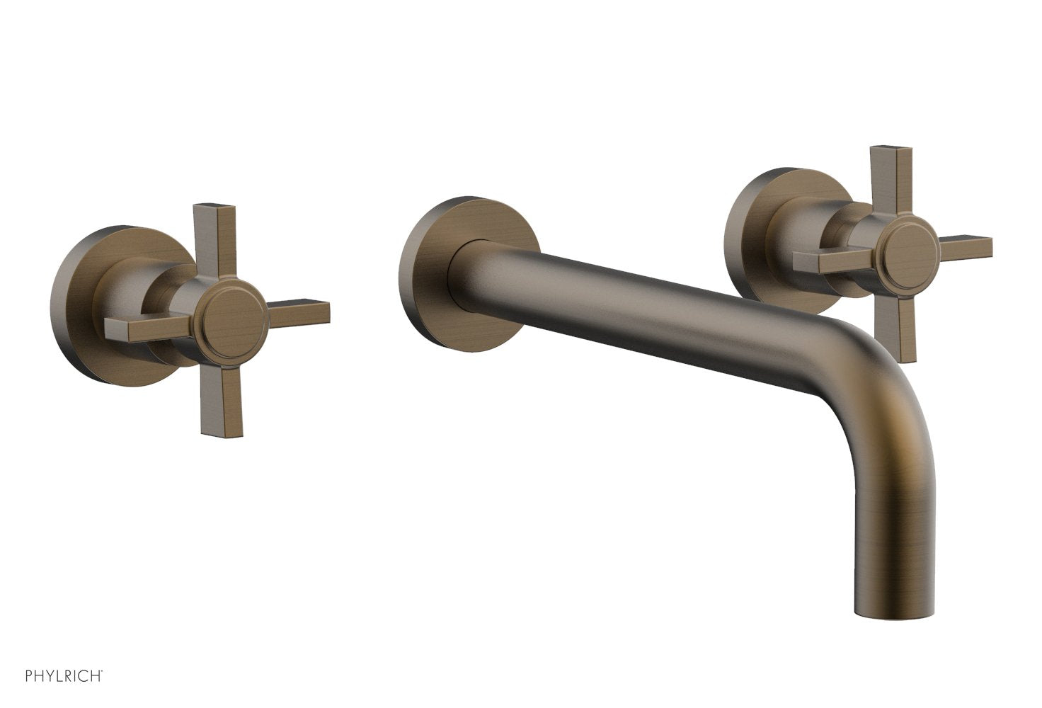 Phylrich BASIC Wall Lavatory Set 10" Spout - Blade Cross Handles by Phylrich