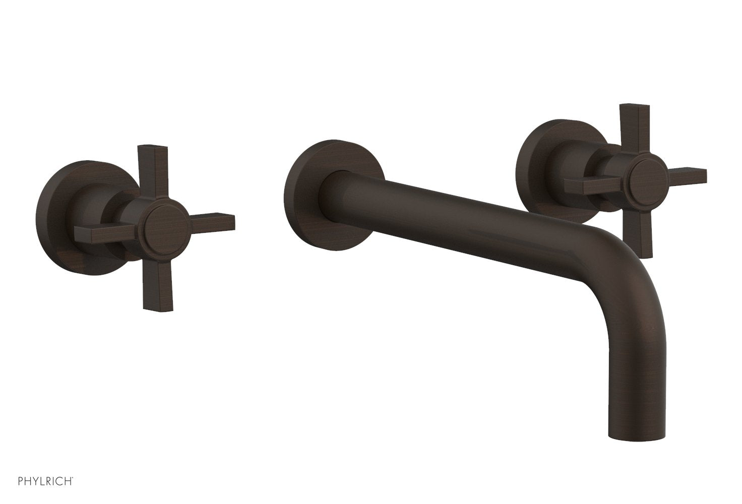 Phylrich BASIC Wall Lavatory Set 10" Spout - Blade Cross Handles