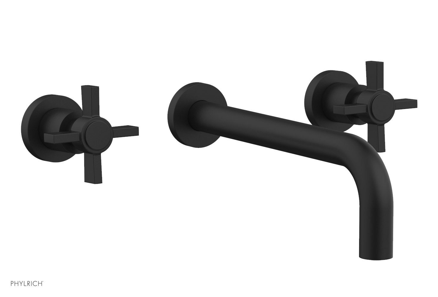 Phylrich BASIC Wall Lavatory Set 10" Spout - Blade Cross Handles