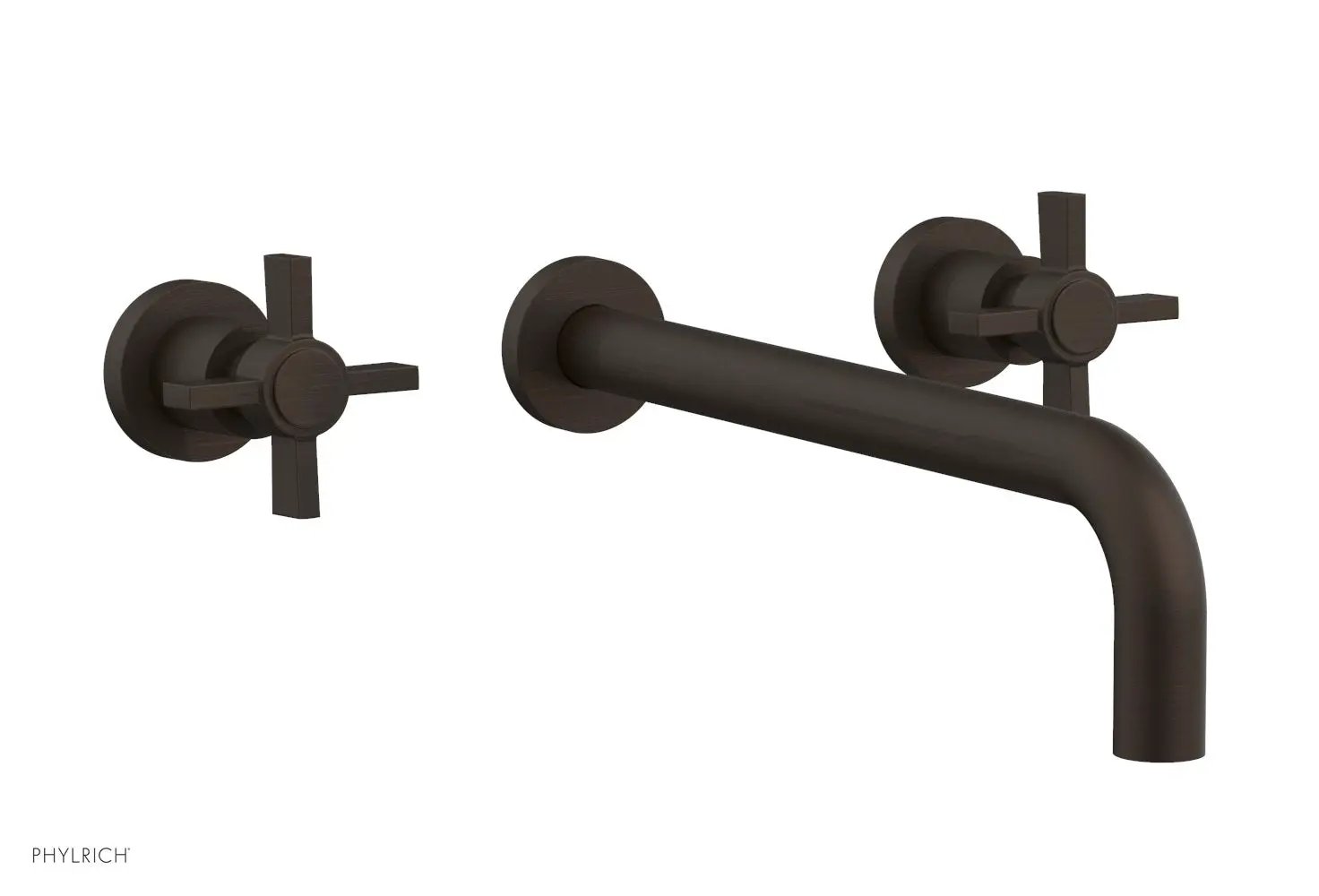 Phylrich BASIC Wall Lavatory Set 12" Spout - Blade Cross Handles by Phylrich