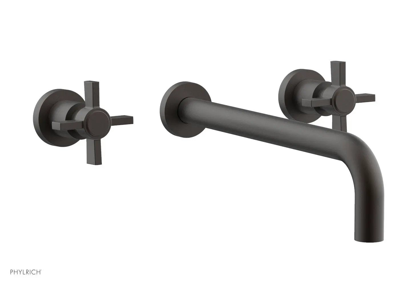 Phylrich BASIC Wall Lavatory Set 12" Spout - Blade Cross Handles by Phylrich
