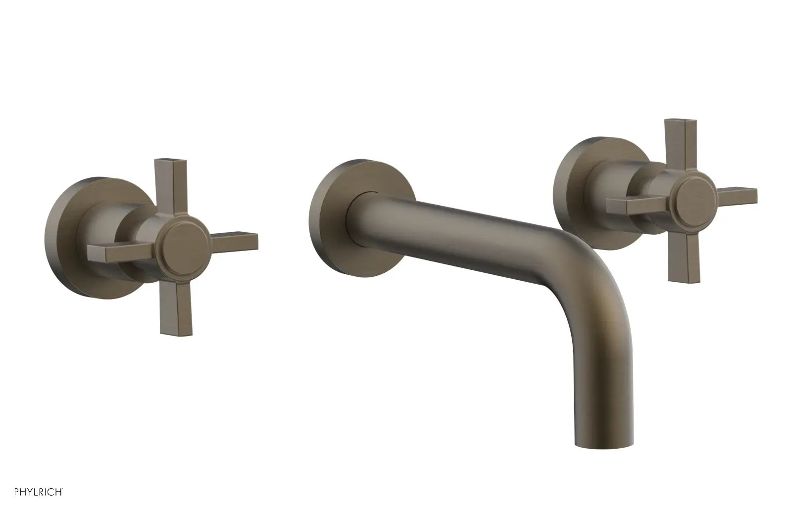 Phylrich BASIC Wall Lavatory Set 7 1/2" Spout - Blade Cross Handles by Phylrich