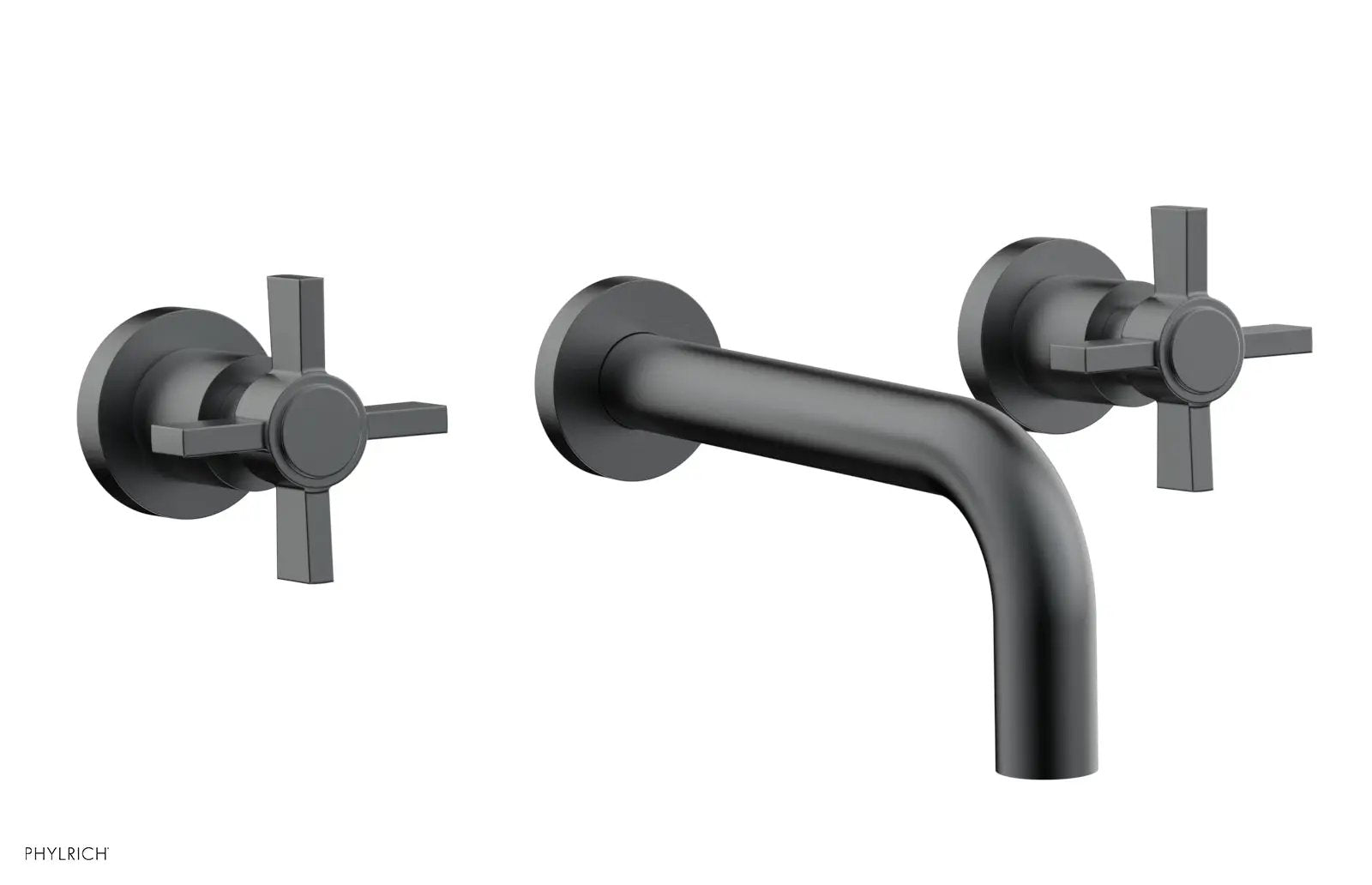 Phylrich BASIC Wall Lavatory Set 7 1/2" Spout - Blade Cross Handles by Phylrich