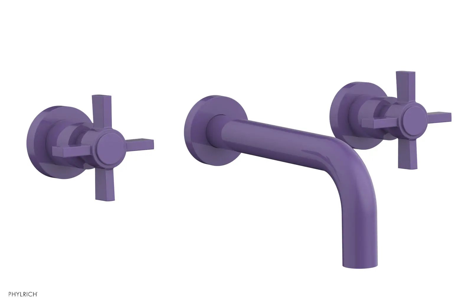 Phylrich BASIC Wall Lavatory Set 7 1/2" Spout - Blade Cross Handles by Phylrich