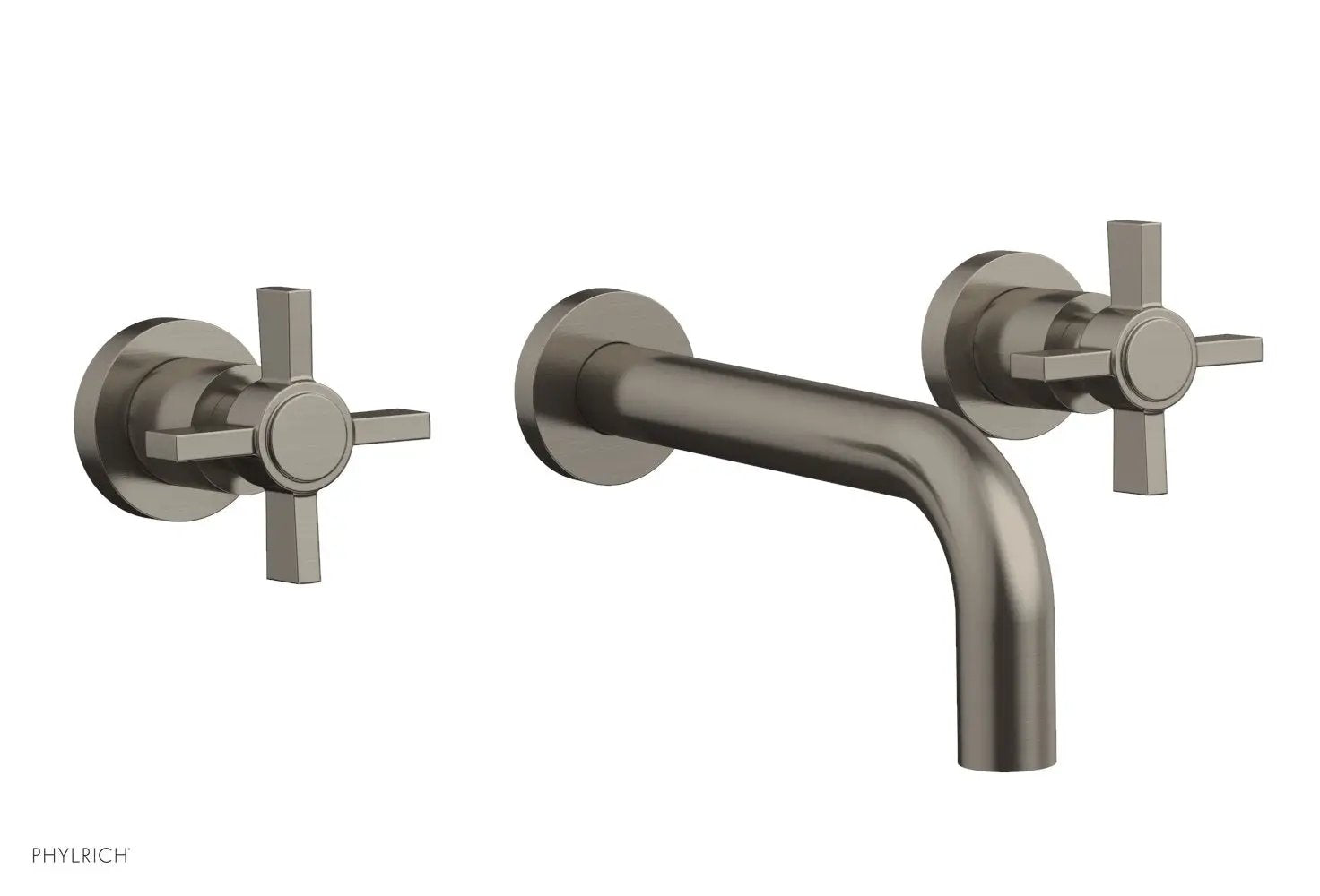 Phylrich BASIC Wall Lavatory Set 7 1/2" Spout - Blade Cross Handles by Phylrich