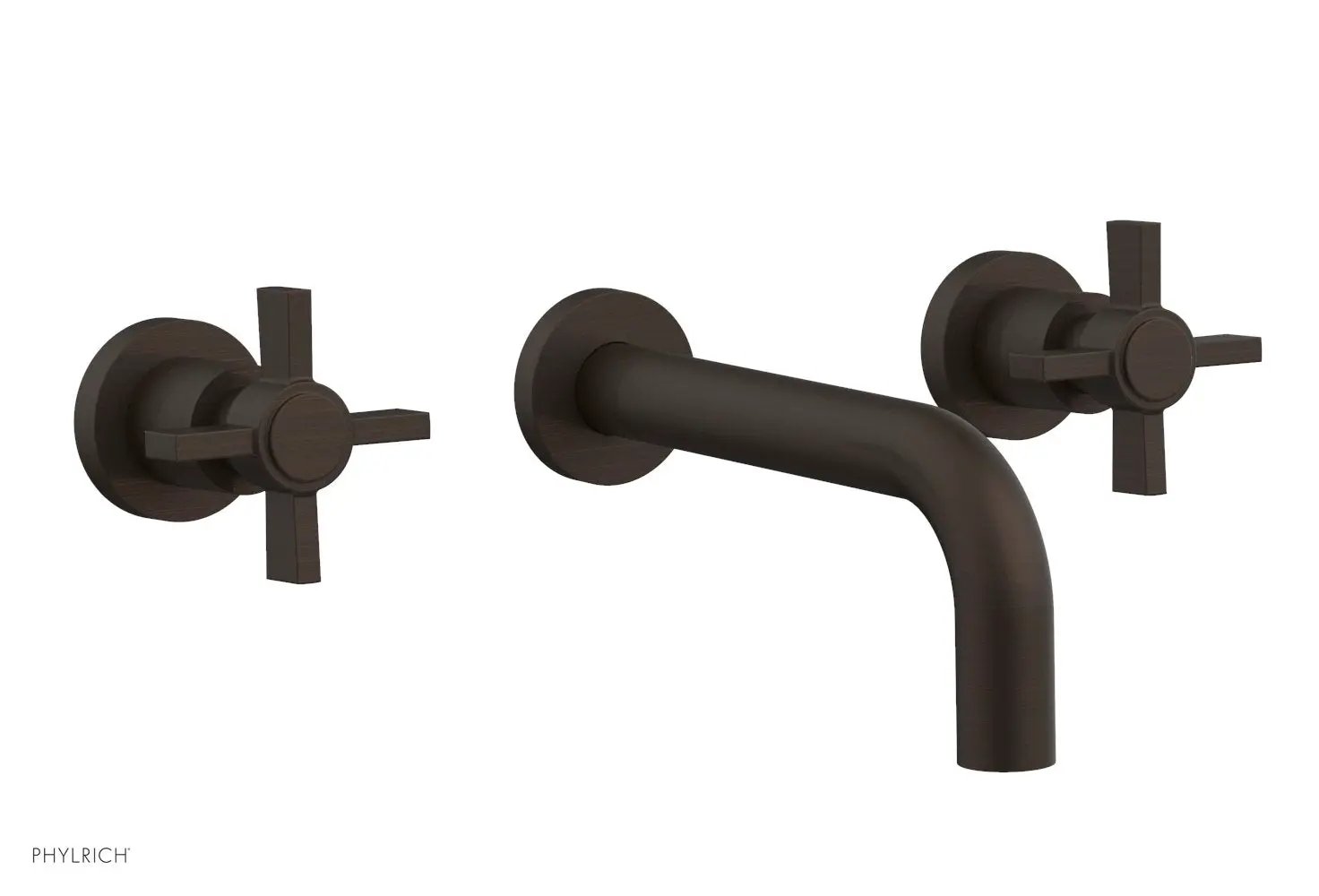 Phylrich BASIC Wall Lavatory Set 7 1/2" Spout - Blade Cross Handles by Phylrich