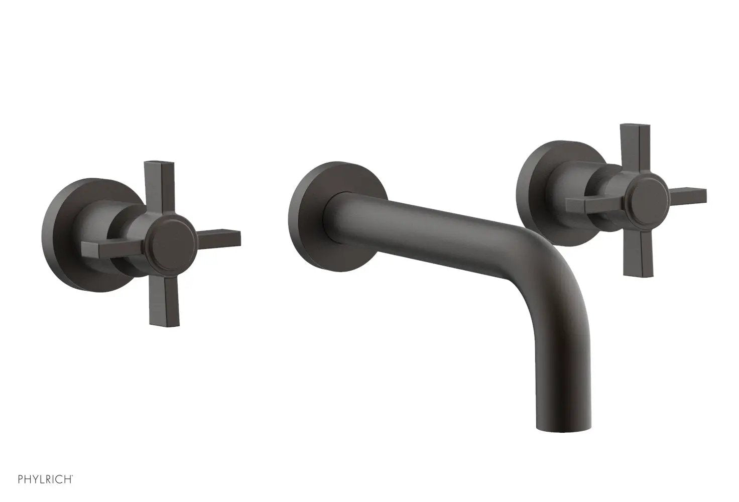 Phylrich BASIC Wall Lavatory Set 7 1/2" Spout - Blade Cross Handles by Phylrich