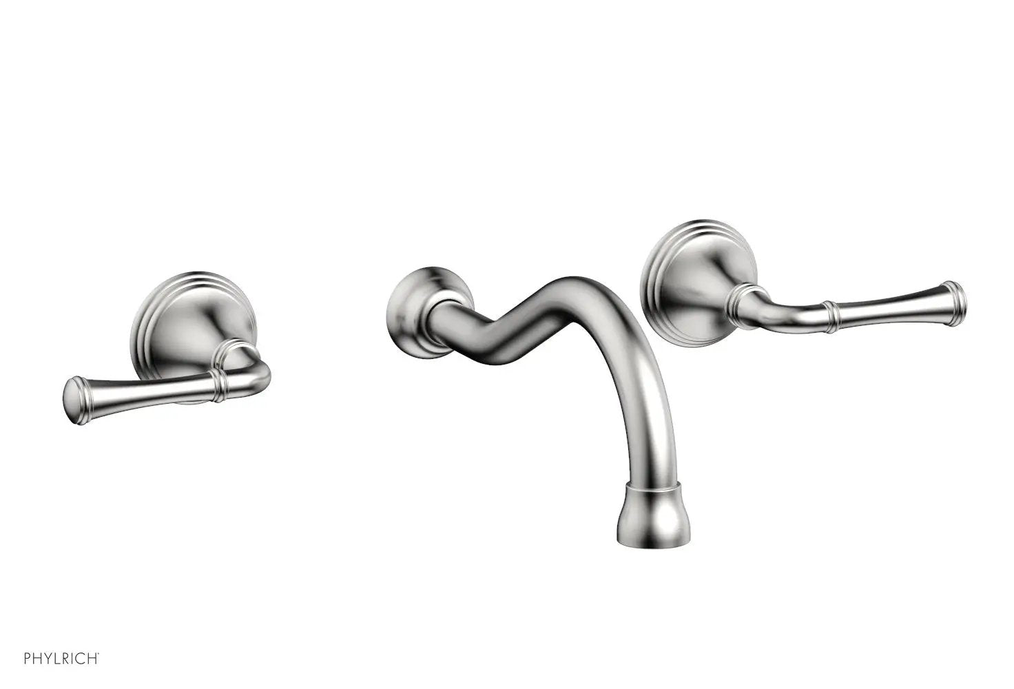 Phylrich 3RING Wall Lavatory Set - Straight Lever Handles by Phylrich