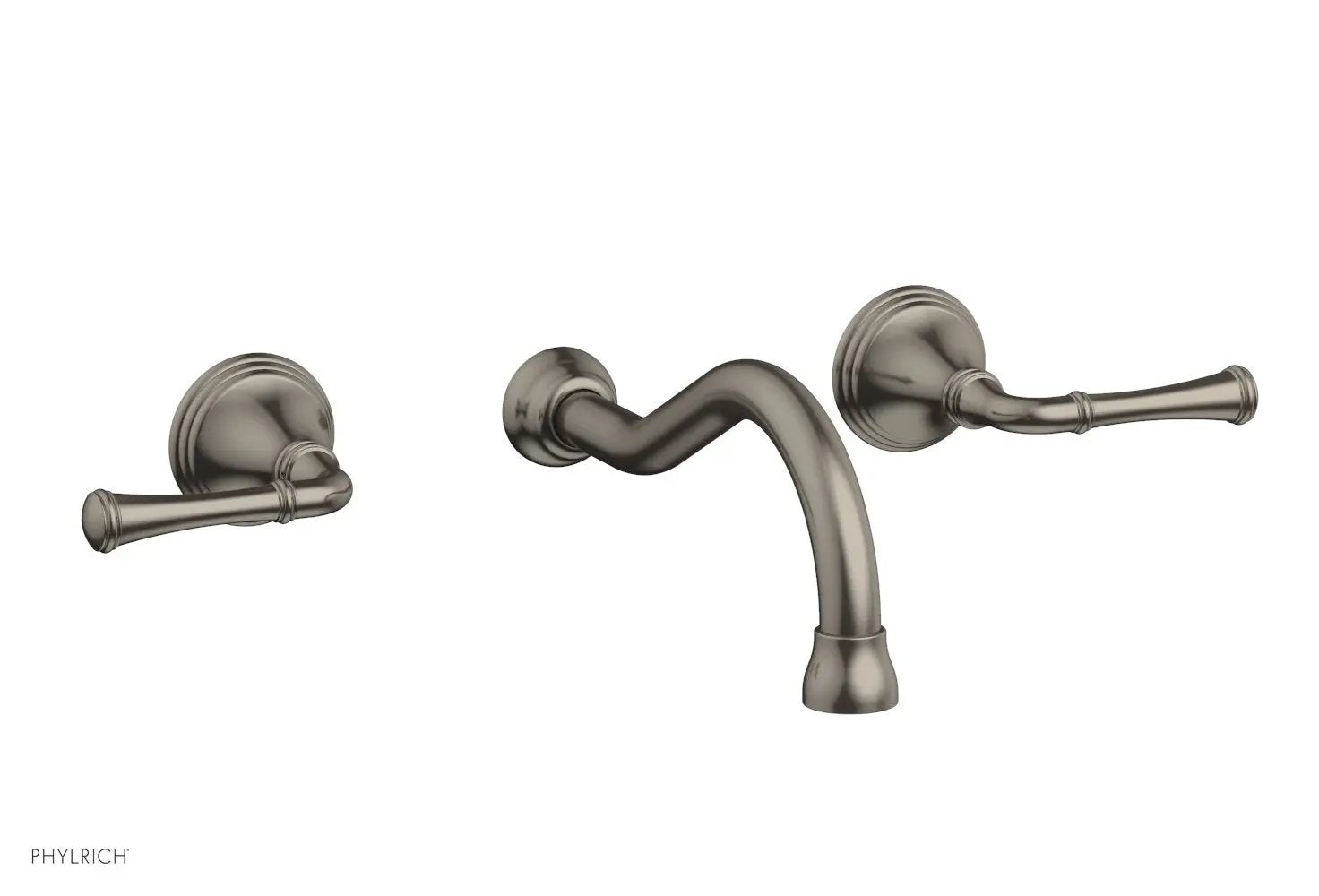 Phylrich 3RING Wall Lavatory Set - Straight Lever Handles by Phylrich