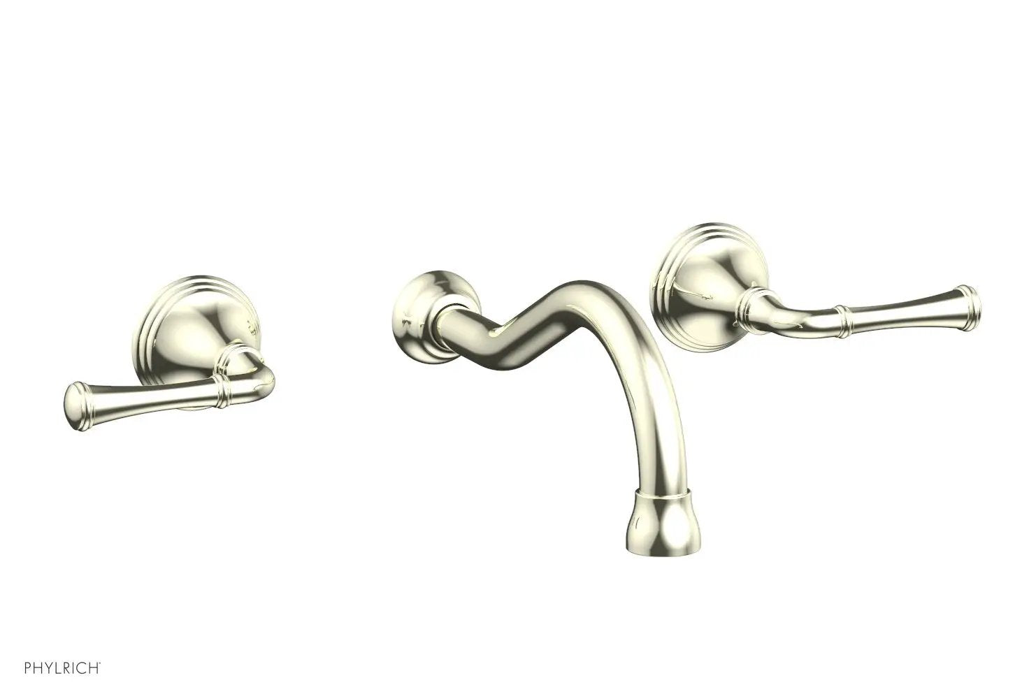 Phylrich 3RING Wall Lavatory Set - Straight Lever Handles by Phylrich