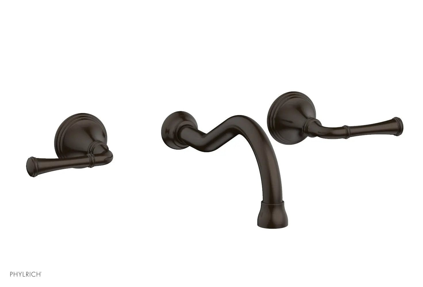 Phylrich 3RING Wall Lavatory Set - Straight Lever Handles by Phylrich