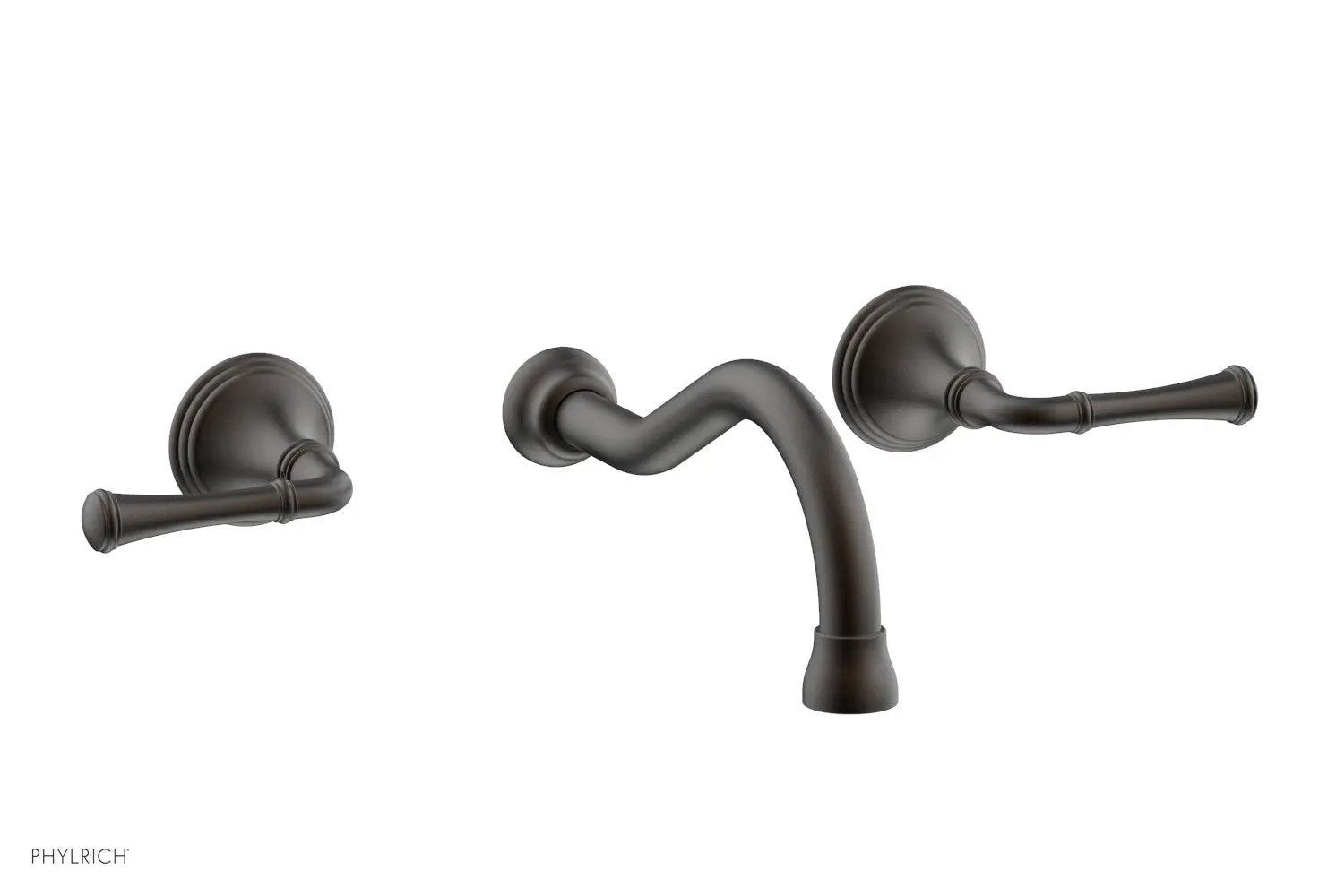 Phylrich 3RING Wall Lavatory Set - Straight Lever Handles by Phylrich