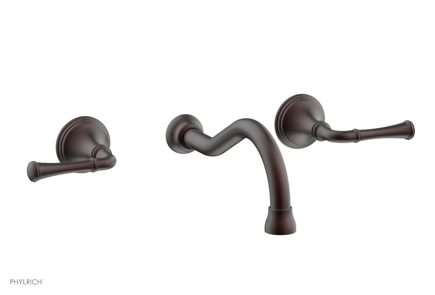 Phylrich 3RING Wall Lavatory Set - Straight Lever Handles by Phylrich