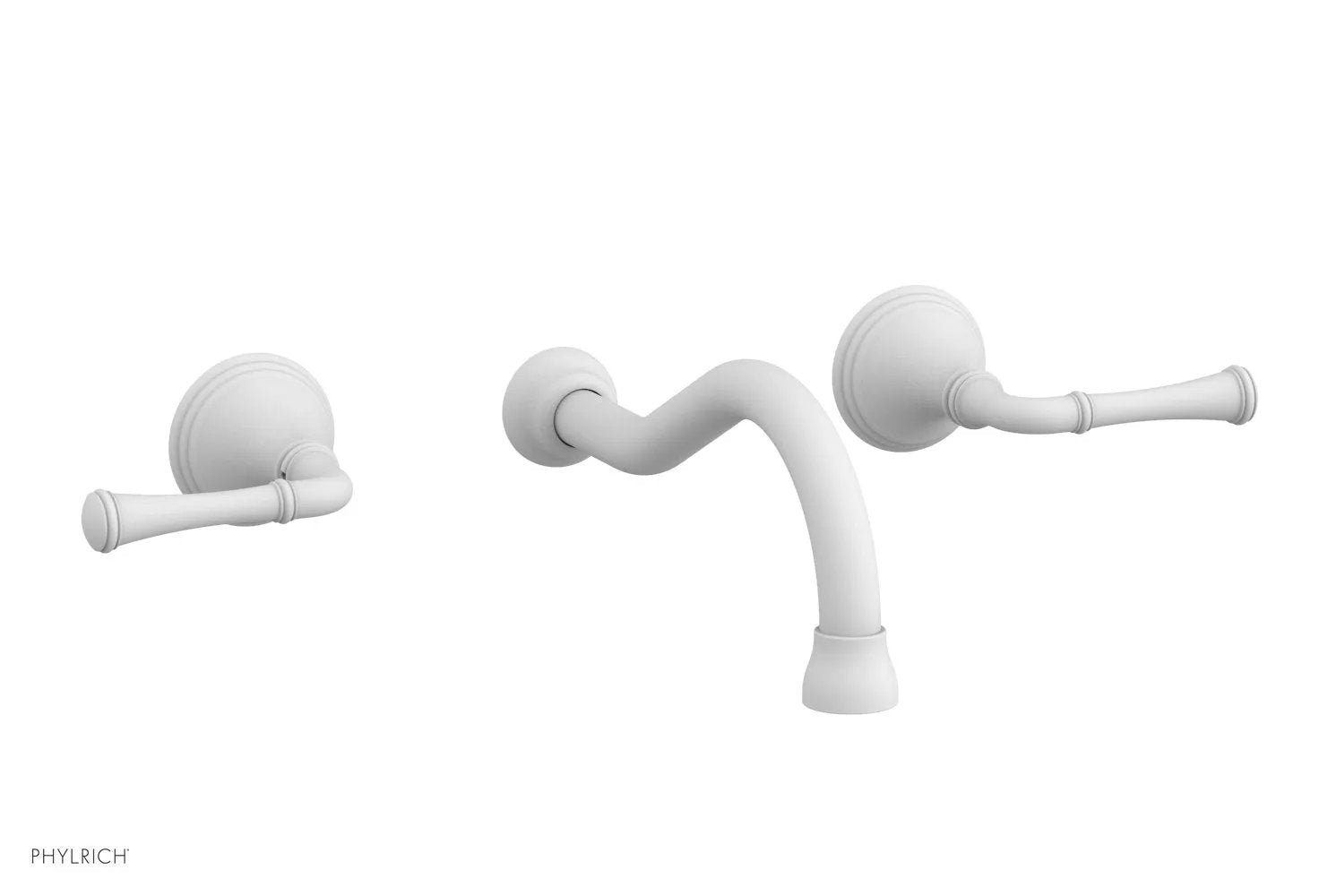 Phylrich 3RING Wall Lavatory Set - Straight Lever Handles by Phylrich