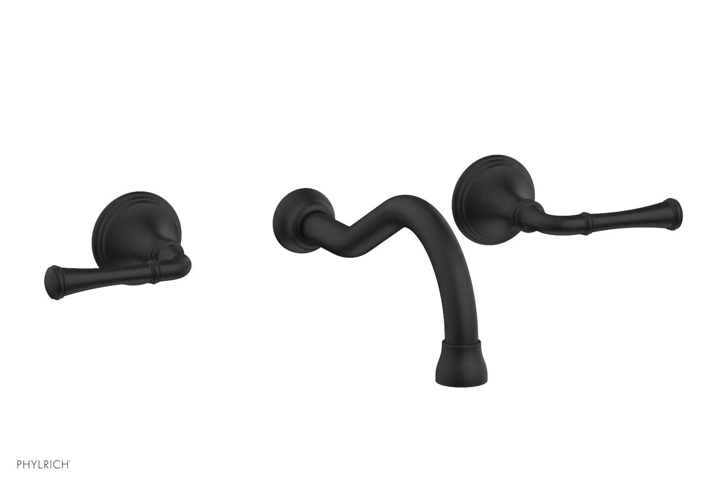 Phylrich 3RING Wall Lavatory Set - Straight Lever Handles by Phylrich