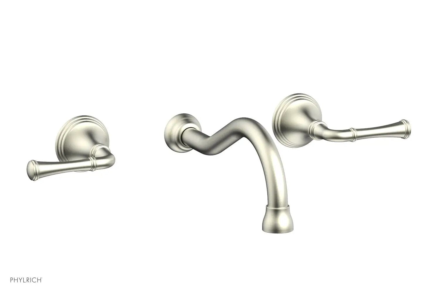 Phylrich 3RING Wall Lavatory Set - Straight Lever Handles by Phylrich