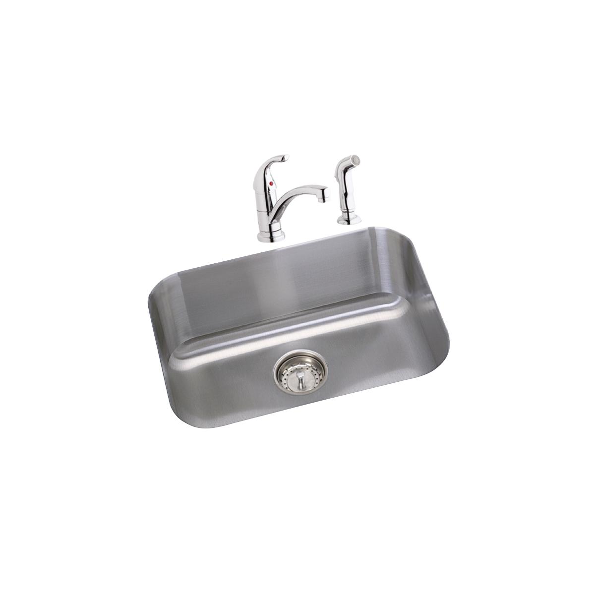 radiant satin single bowl undermount sink