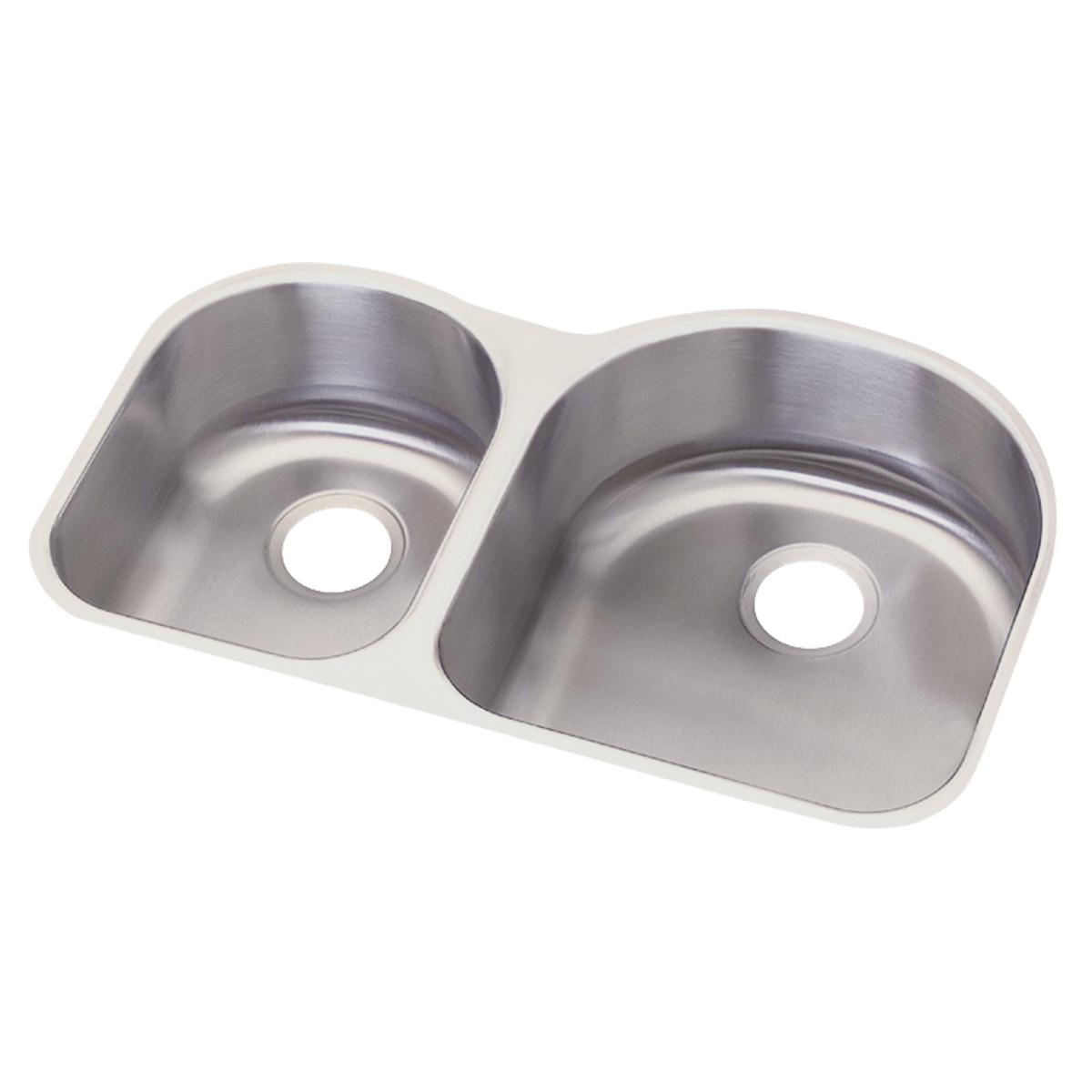 radiant satin double bowl undermount sink
