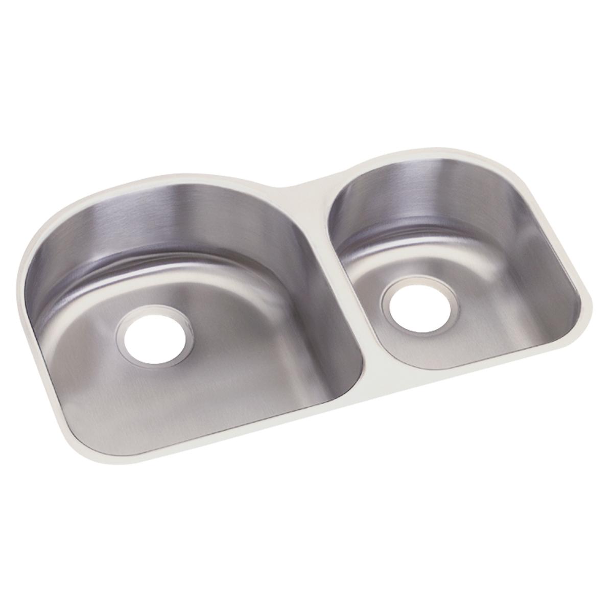radiant satin double bowl undermount sink