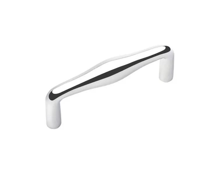 polished chrome cabinet pull