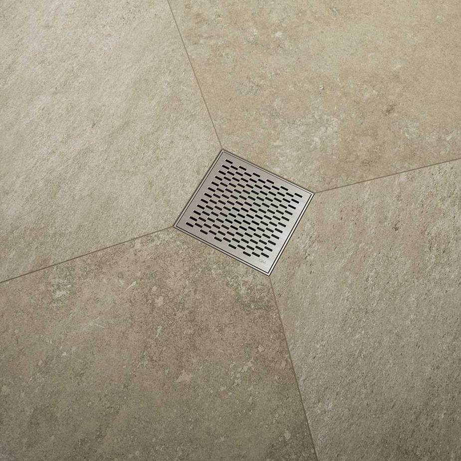 satin center drain