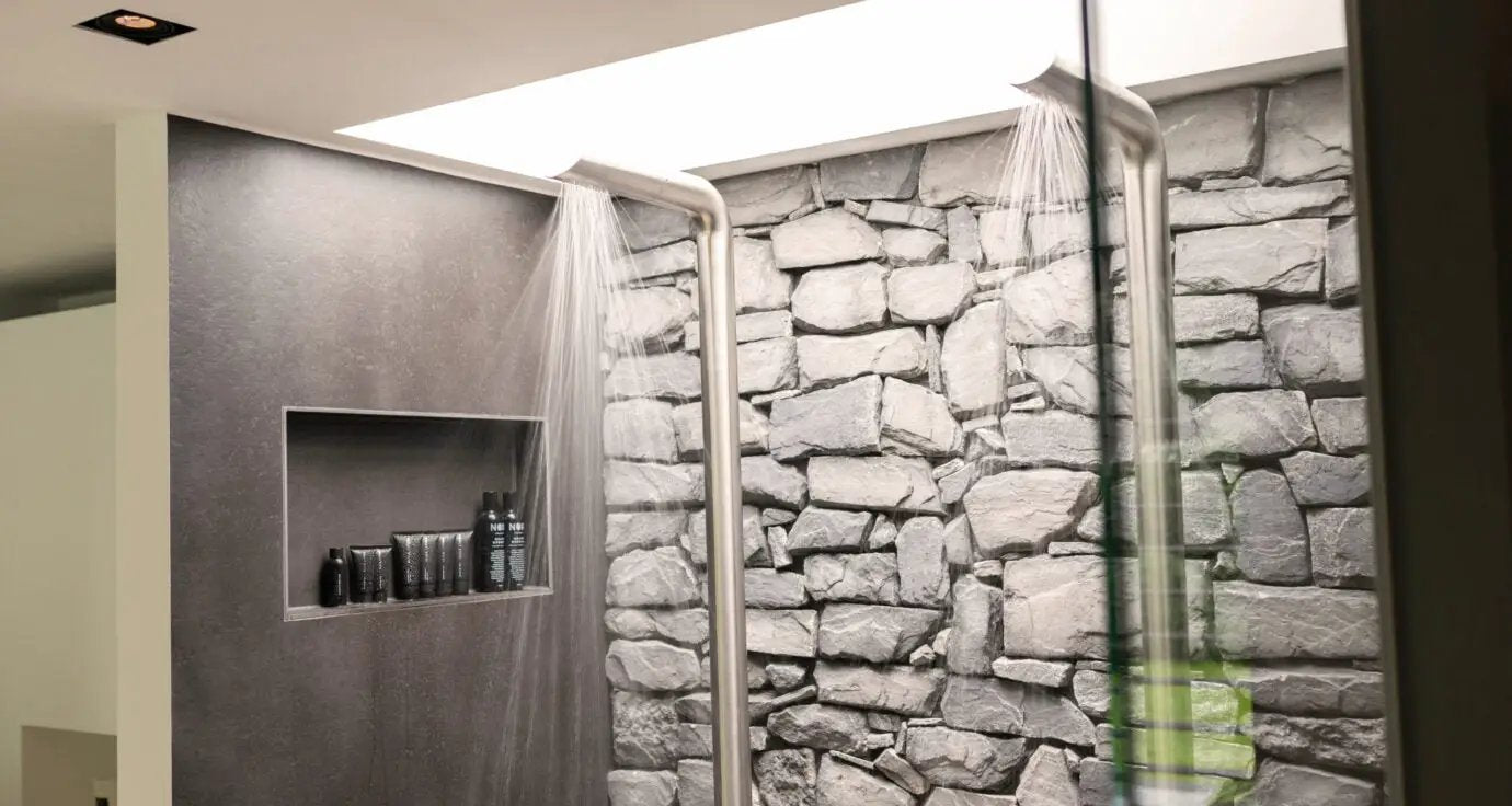 brushed shower