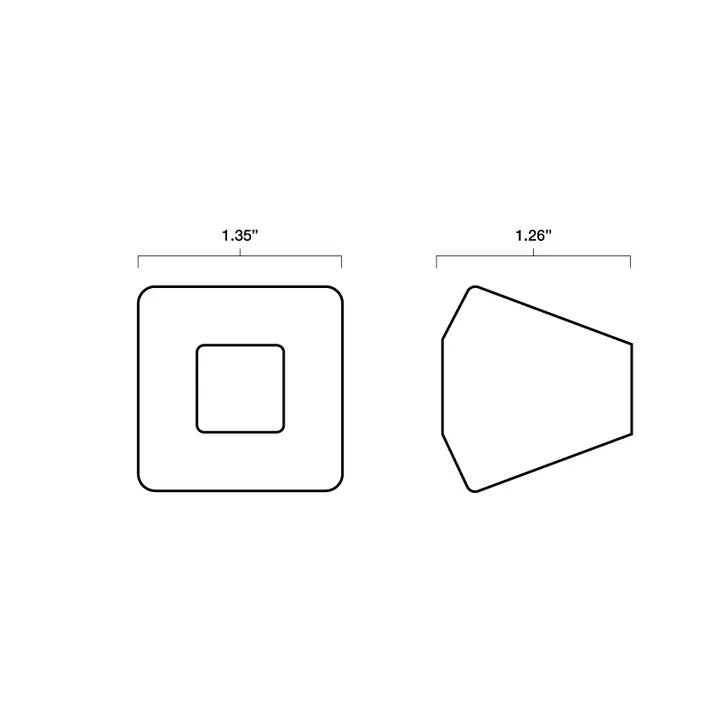 knob dimension