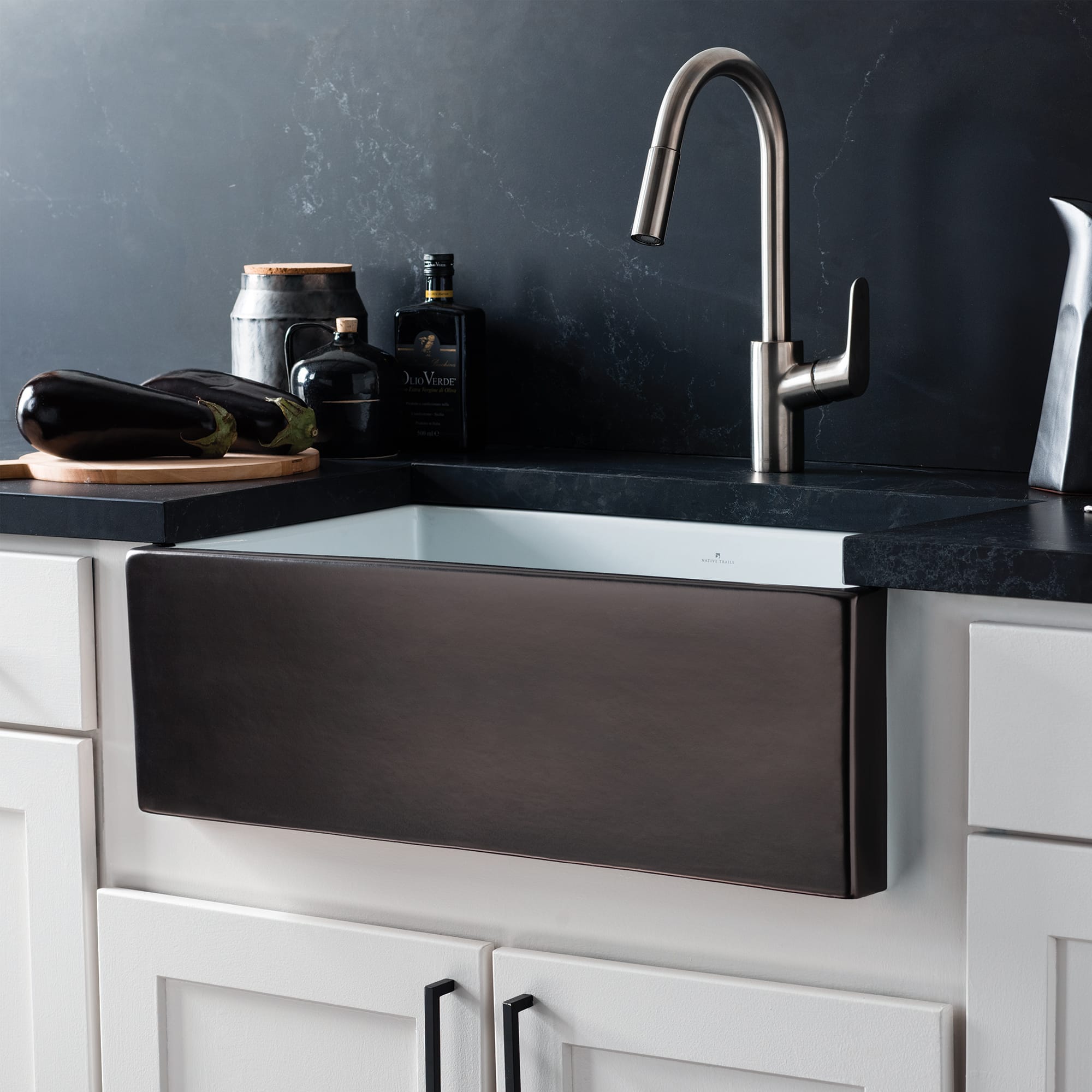 gunmetal kitchen sink