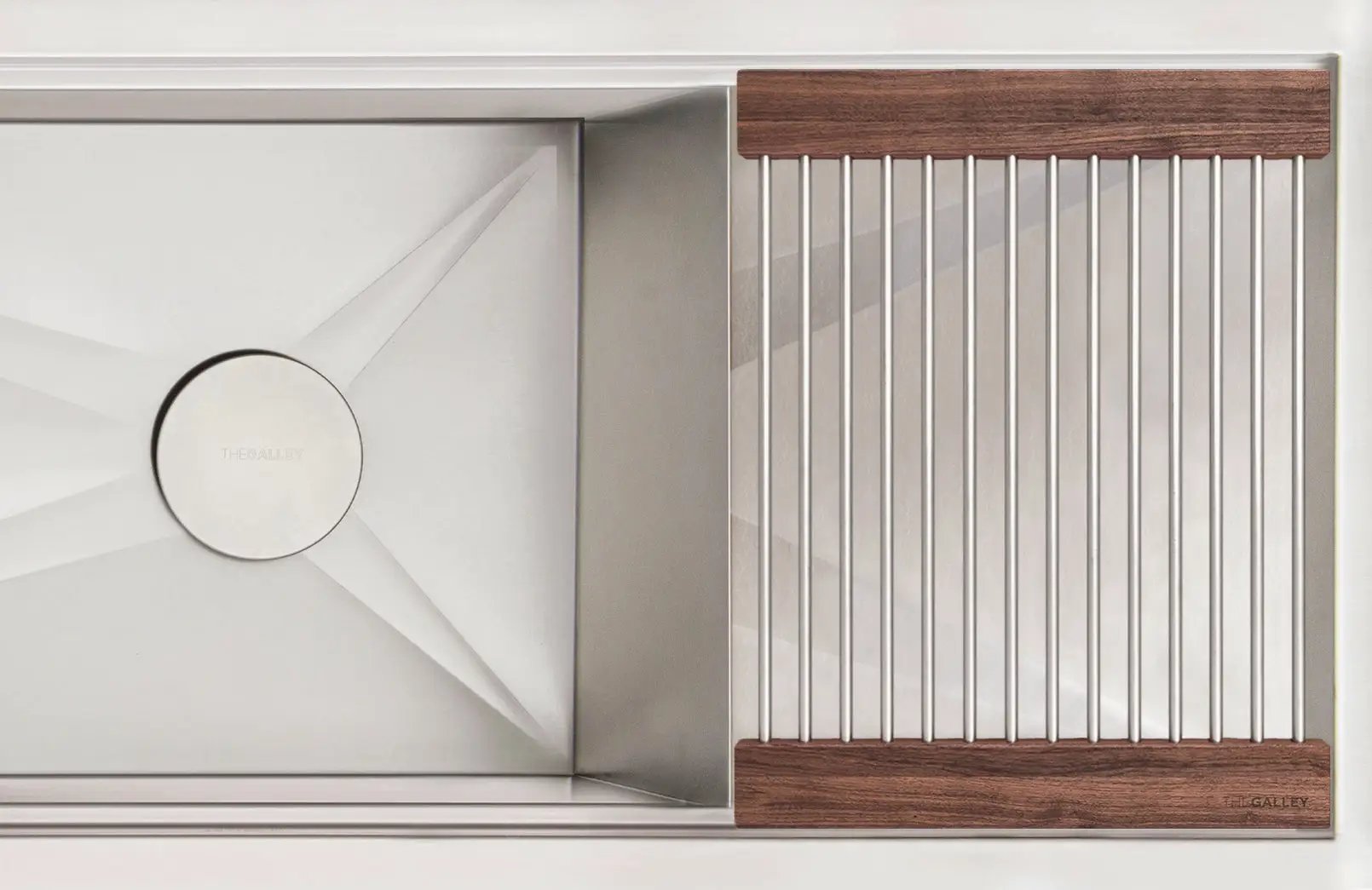 The Galley DryDock 12" Drain Side with Lower Tier Drying Rack by The Galley