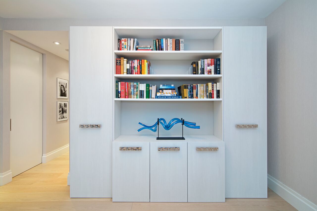 polished nickel pull