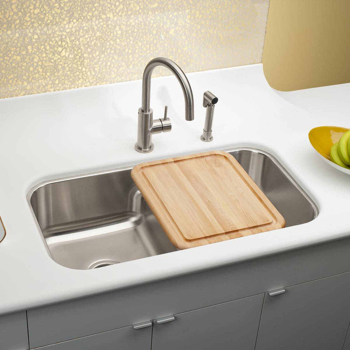 lustrous satin equal double bowl undermount sink