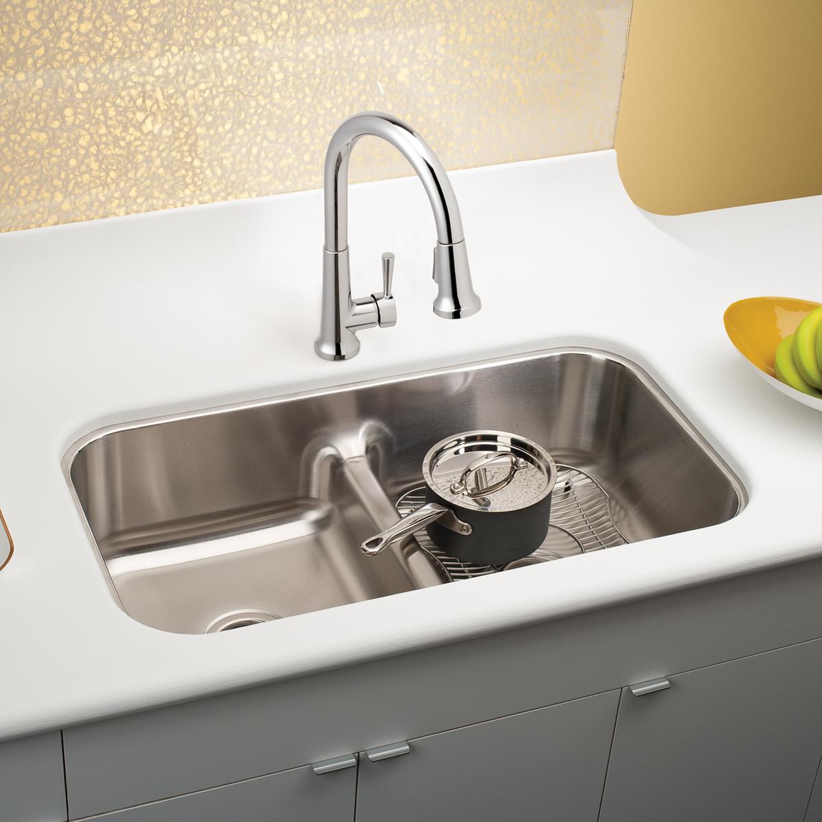 lustrous satin equal double bowl undermount sink