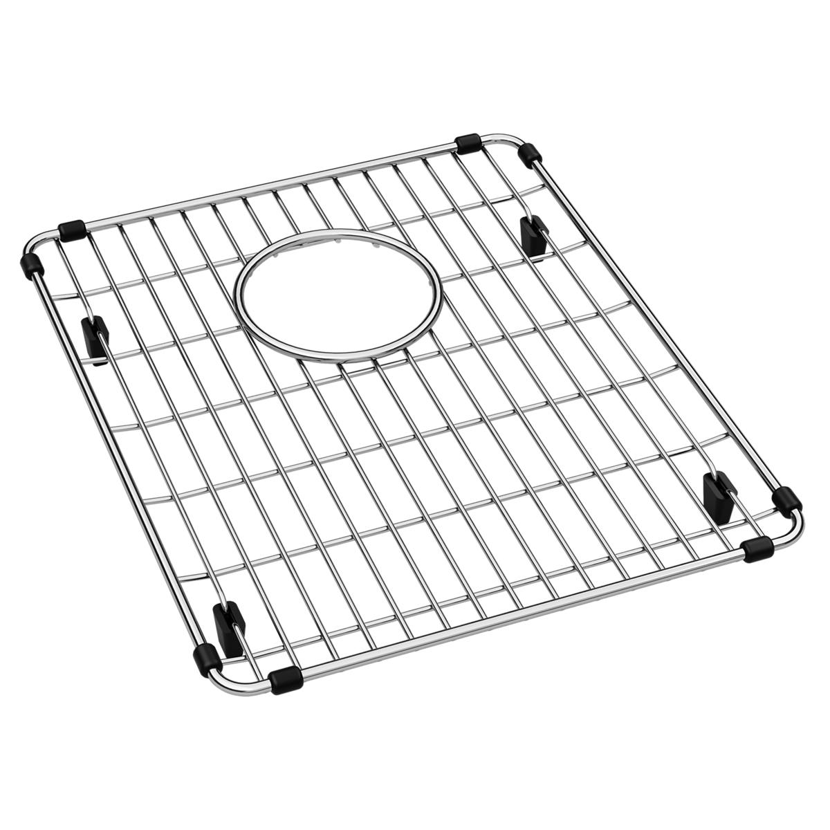 polished stainless steel bottom grid