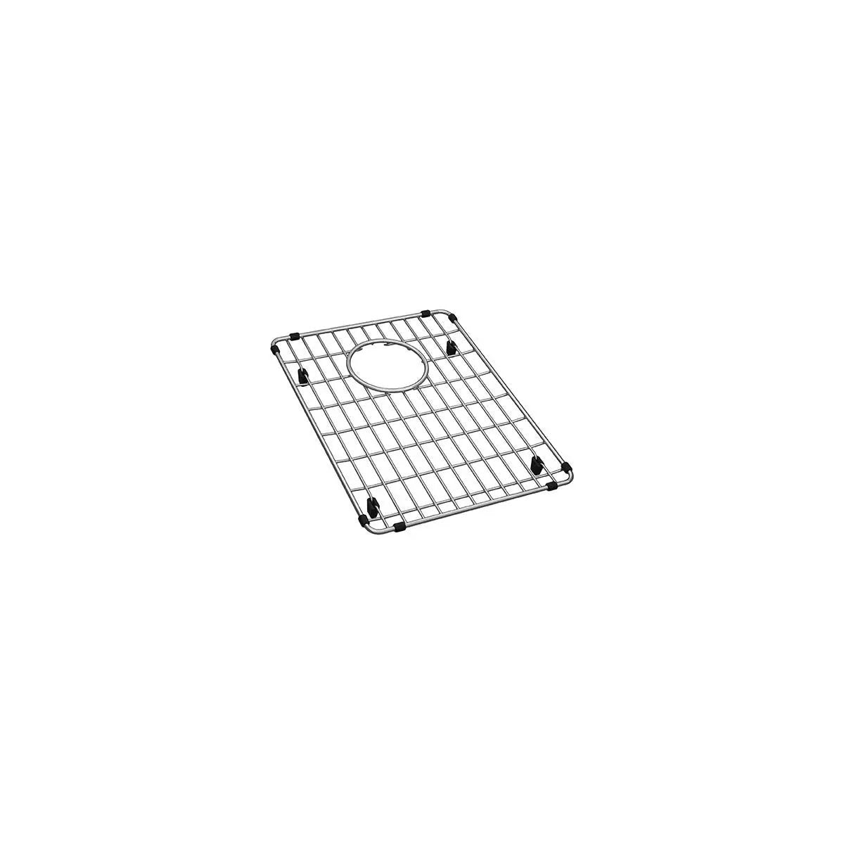 polished stainless steel bottom grid